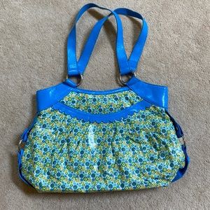 Vera Bradley Frill English Meadow Bridge Tote